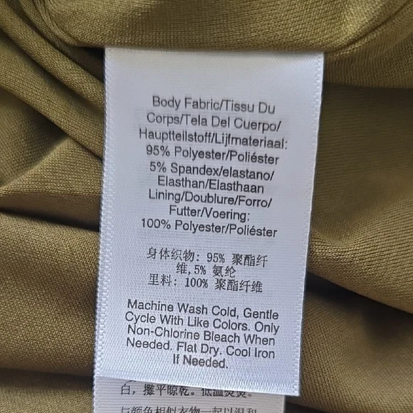 DKNY Multicolor‎ Abstract Tie Dye V-Neck Blouse With Gathered Center Size XL - Picture 11 of 11